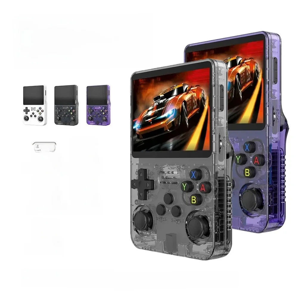 R36S nieuwe retro gameconsole 3,5-inch Linux open-source systeem draagbare handheld gameconsole met 128 GB groot geheugen - afbeelding 2