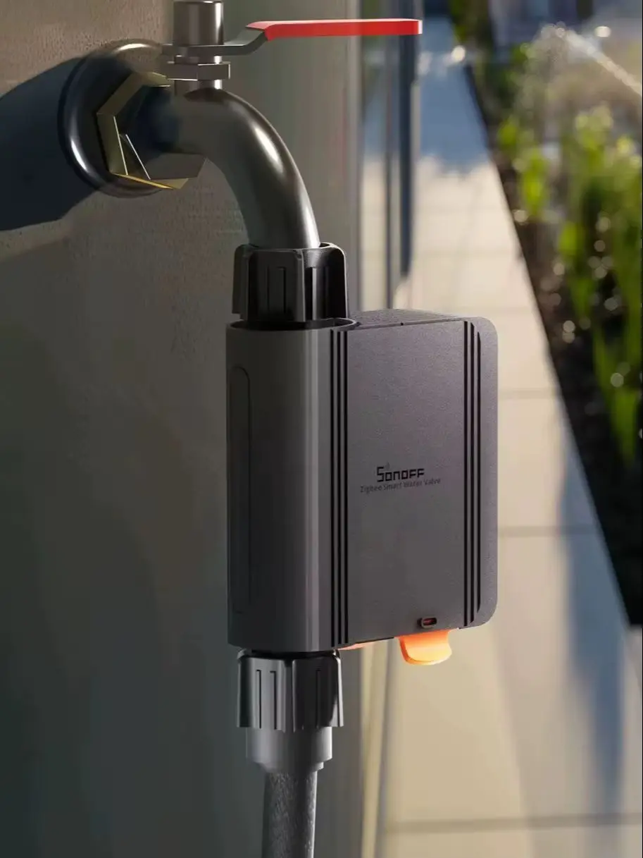 SONOFF SWV Zigbee 3.0 Smart-Wasserventil IP55 Sprinklersteuerung für die Hausbewässerung kompatibel mit eWeLink Alexa und Google
