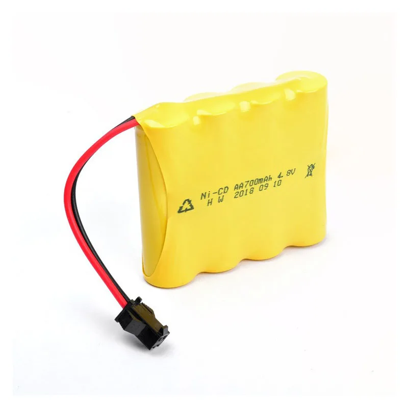 Factory wholesale of No. 5 rechargeable batteries, remote control toy car batteries, AA battery packs, 4.8V nickel cadmium batte