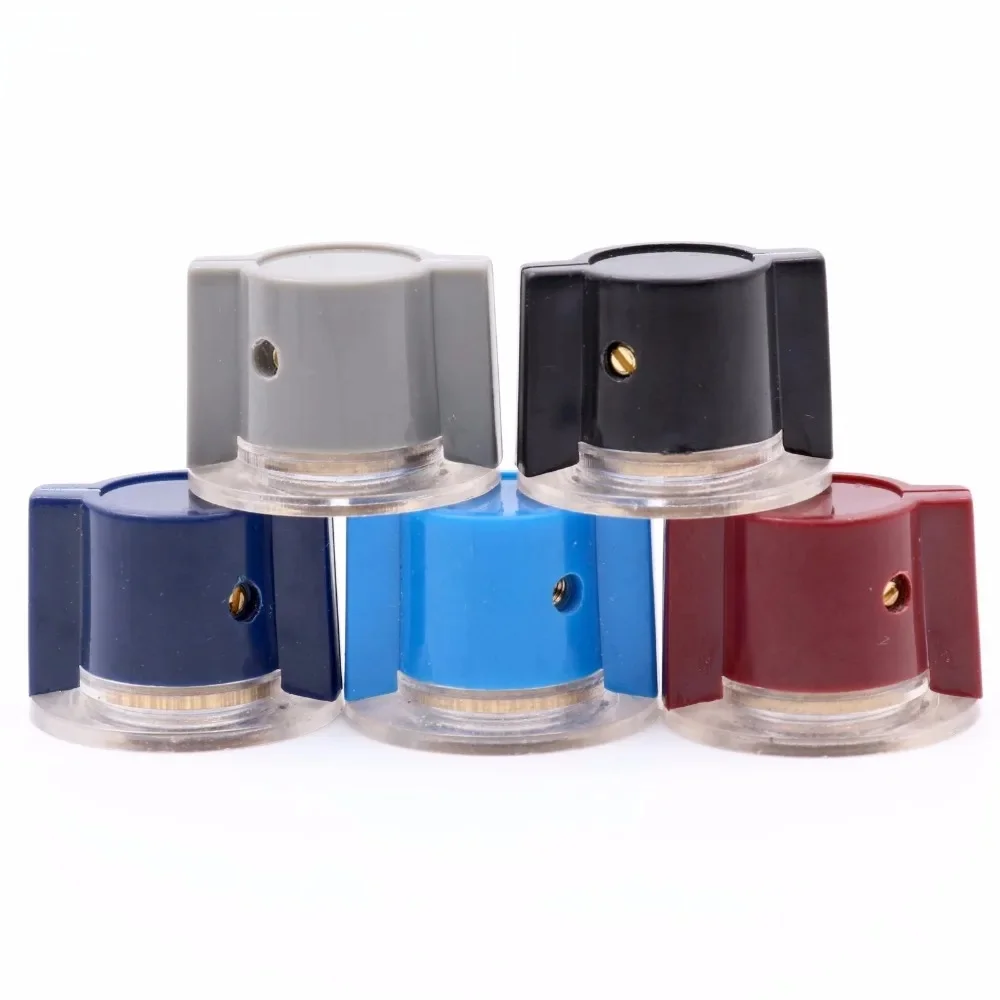 Vintage Marconi Neve Style Pointer Knobs Hifi Audio Guitar AMP Effect Pedal Stomp Box DJ Mixer Instrument Knobs 1/4" Brass Hole — zdjęcie produktu 7