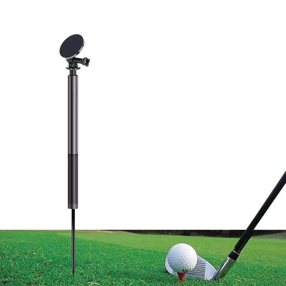 Głowica do piłki golfowej Stojak magnetyczny na telefon komórkowy Huśtawka na zewnątrz Wędkarstwo Wkładanie Fotografia Selfie Stick Narzędzia ręczne Akcesoria — zdjęcie 2