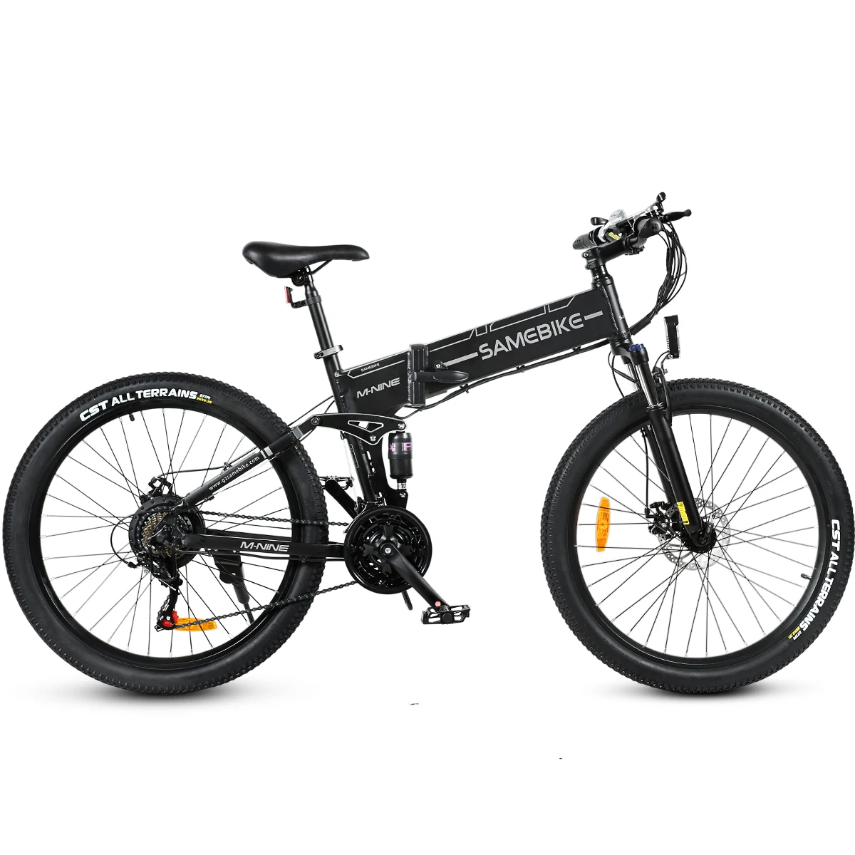 Samebike 26 Zoll Elektro-Mountainbike LO26-II-YD 48V E-Bike 14Ah Lithium-Akku Heckmotor Doppelte Federung Hydraulische Bremse Elektrofahrrad