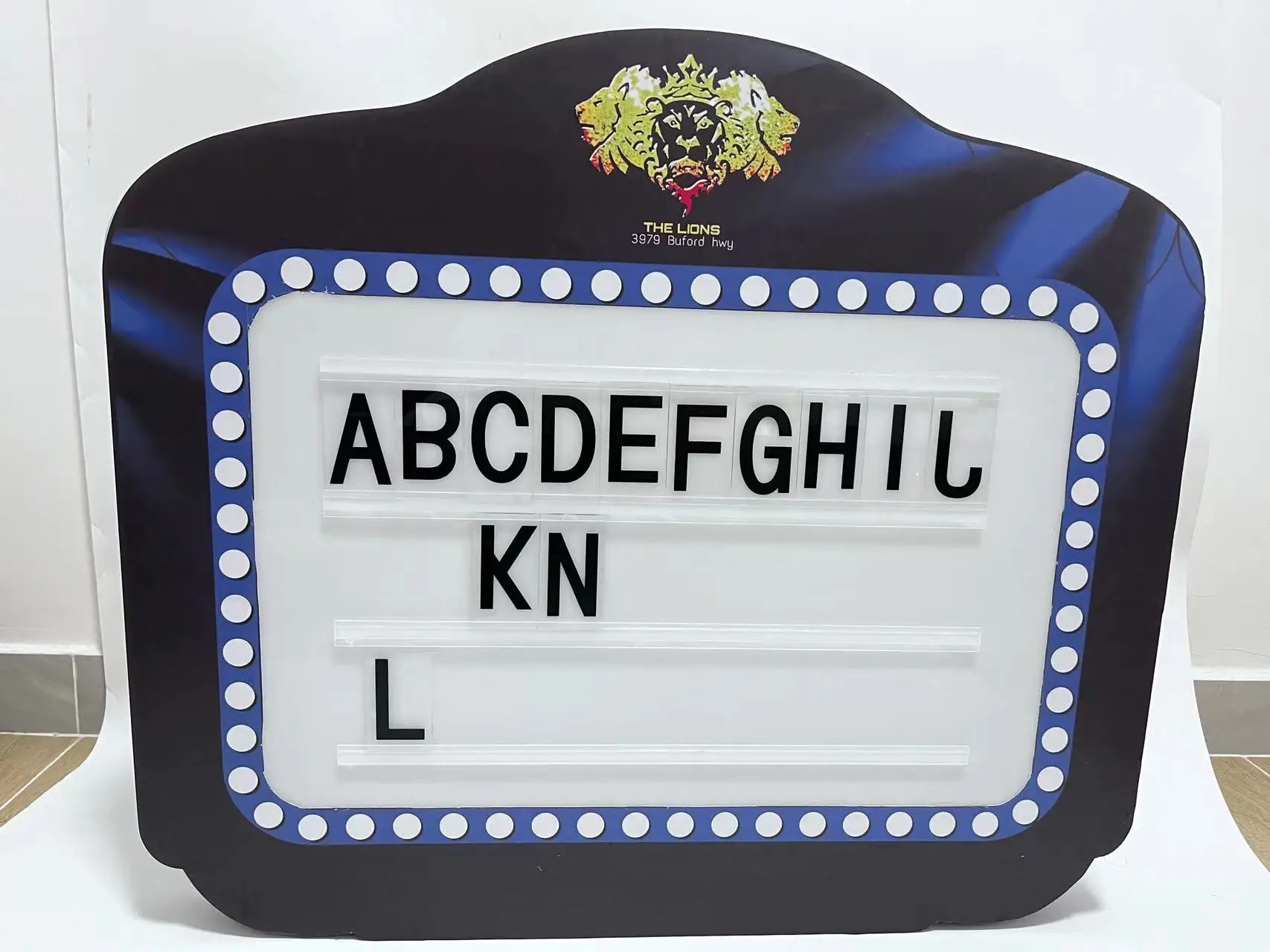 FREE CUSTOMIZED LOGO MARQUEE BOARD FOR NIGHTCLUB