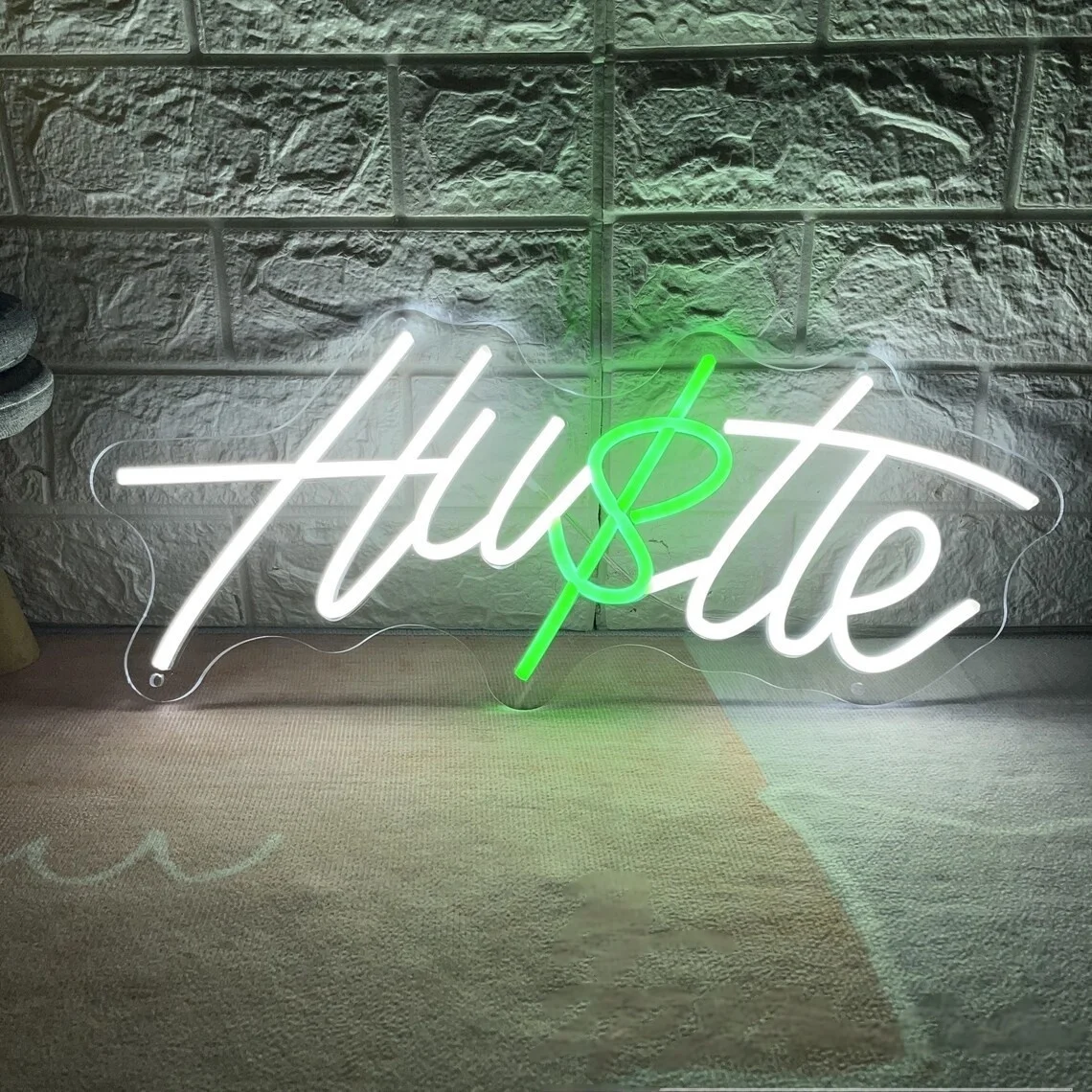 

Hustle Neon Sign Custom Neon Sign Led Neon Light Pub Bar Beer Party Decor Neon Wall Art Room Wall Decor Bedroom Neon Sign