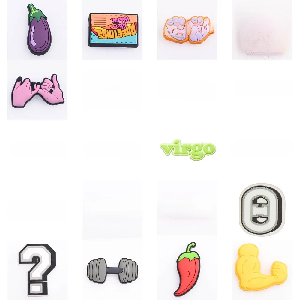 Breloques de chaussures du zodiaque personnalisées, épingles, sabots de mode, accessoires de décoration de chaussures, cadeaux de vacances