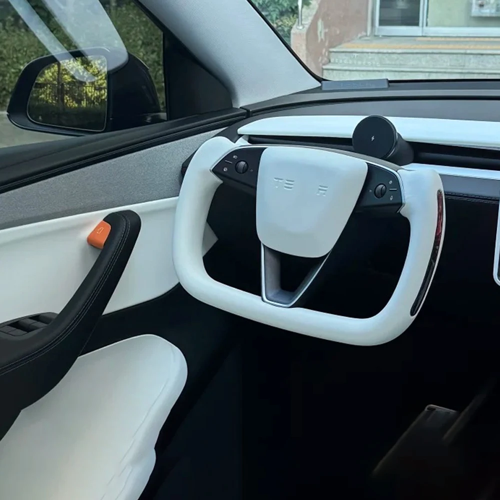 TESLA ヨークハンドル ヒーター付 モデル3 ハイランド 2024-2025 Yoke Handle Model 3 Highland 2024 2025 2026 Heating Steering Wheel