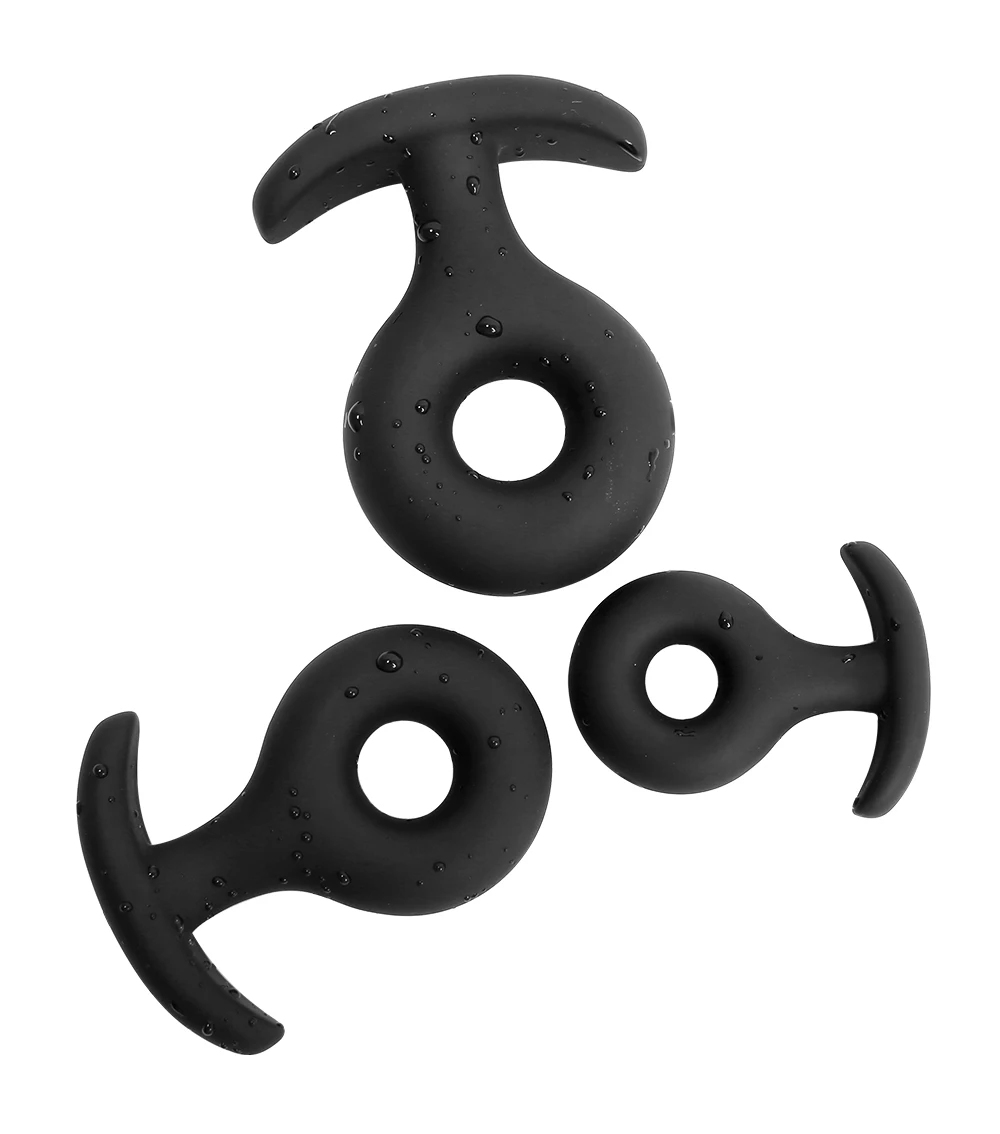 Hollow Wearable Soft Small Silicone Anal Plug Butt Plug SexToy for Woman Female Anal Dilator S/M/L Anal Toy Trainer Man Sex Shop