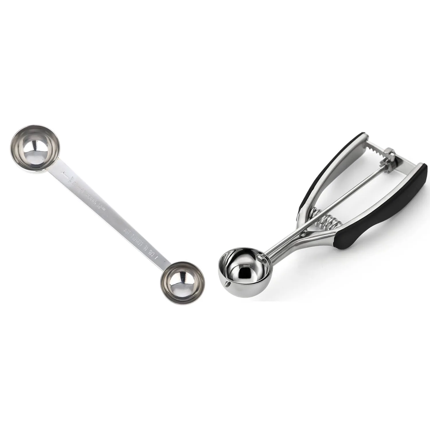 Coffee Scoop For Ground Coffee, Tablespoon Measuring Spoon & Ice Cream Scoop, Cookie Scoop, Table Spoons Measuring Spoon