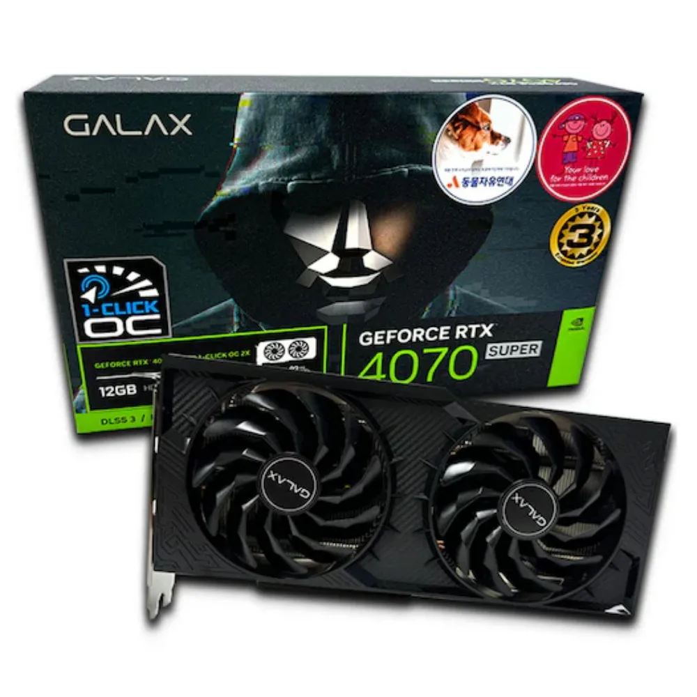 Galaxy GALAX GeForce RTX4070 SUPER 2XD6X12GB