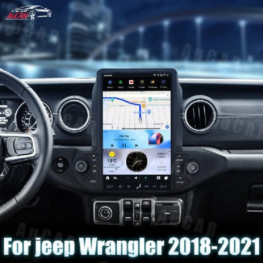 

Мультимедийный плеер Aucar 13,6 дюйма, авто стерео Android 13, для Jeep Wrangler/gladiator 2018-2021, GPS-навигация, головное устройство, автомобильное радио