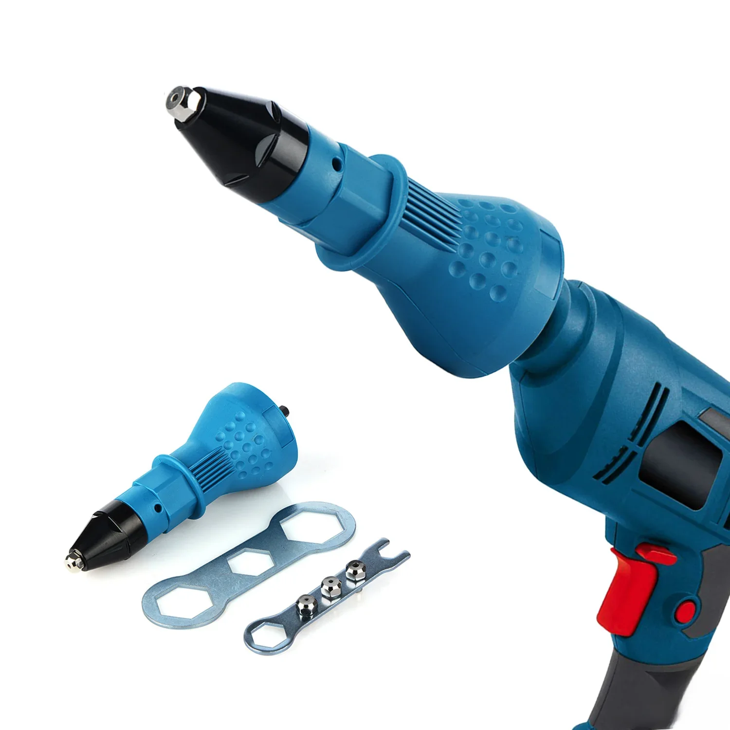 Elektrische Niet Mutter Pistole Niet Mutter Nieten Werkzeug Cordless Nieten Bohrer Adapter Einsatz Nieten Bohrer Adapter Mutter Werkzeug Zubehör