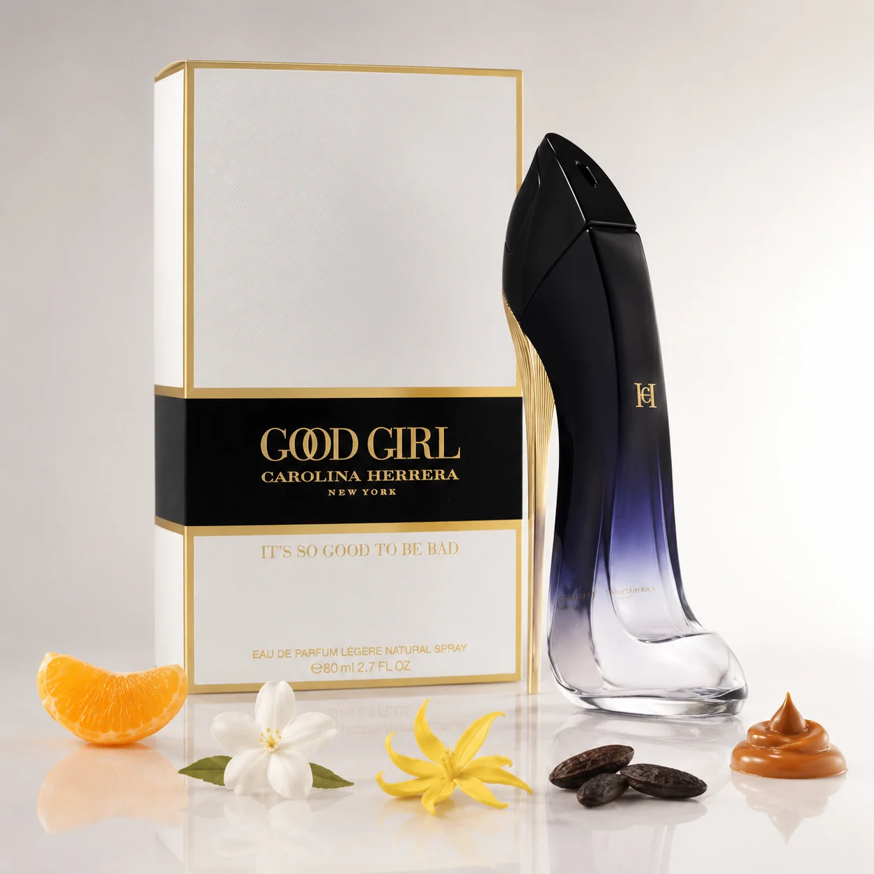 Carolina Herrera Good Girl Legere Gradient Purple Black High Heel Shoe Bottle Women Eau De Parfum Legere Luxury Floral Woody Scent Long Lasting Fragrance 80ml Ladies Perfume Gift Set For Her view 7