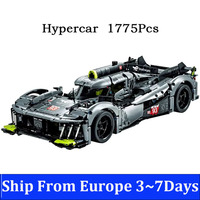 1775PCs Super Racing Car Building Toy Hybrid Hypercar Blocks Model Kids Adult Gifts 42156