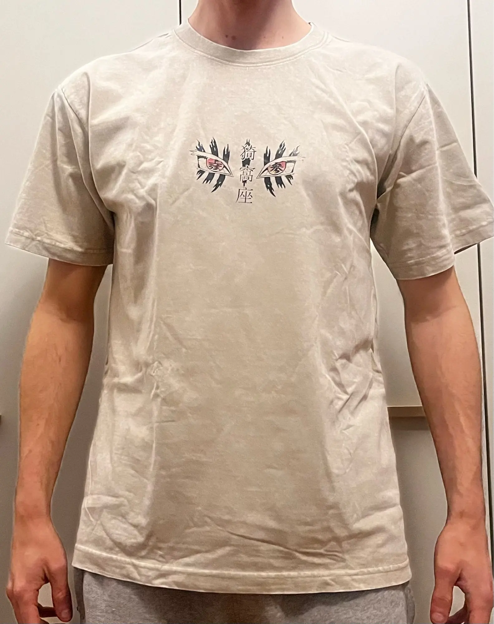 Upper Moon III Akaza Graphic T‑Shirt – 100% Cotton Demon Slayer Tee