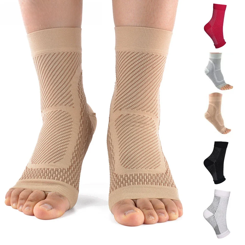 Chaussettes de neuropathie et de compression de tendinite, chaussettes orthèse de rinçage, manchon de compression de rinçage pour l'enflure, instituts d'oto, 1 paire
