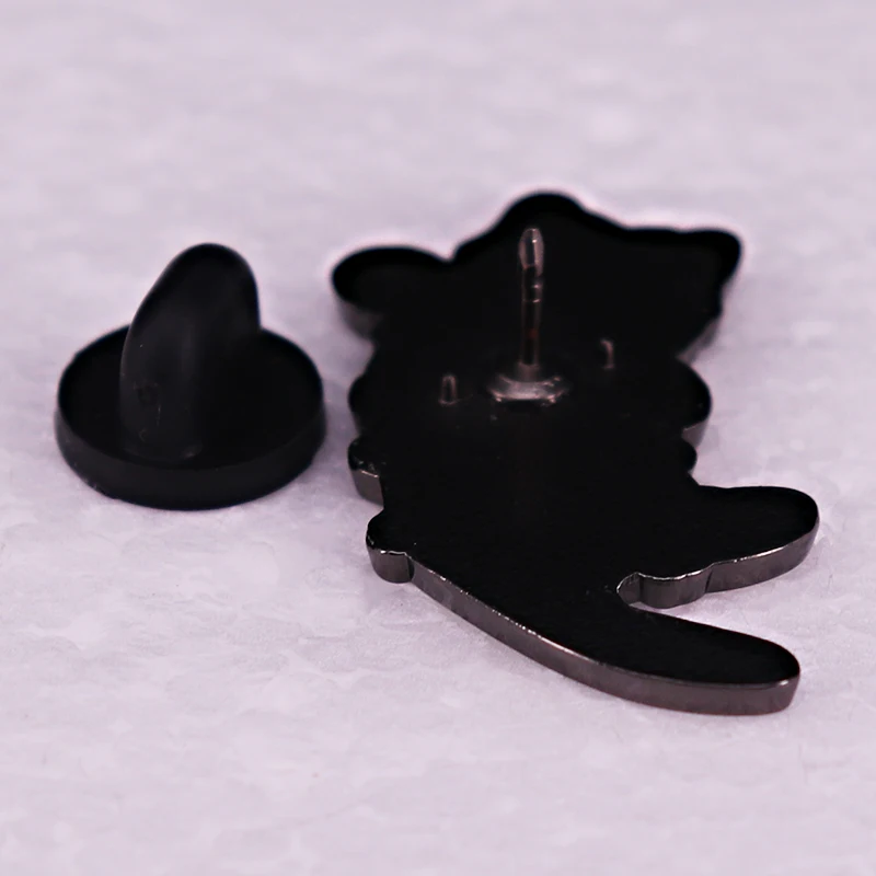 Kawaii Kinky Kitty Enamel Pin BDSM Bondage Shibari Cat Rope Play Badge Brooches Hat Jewelry Valentine's day gift view 2