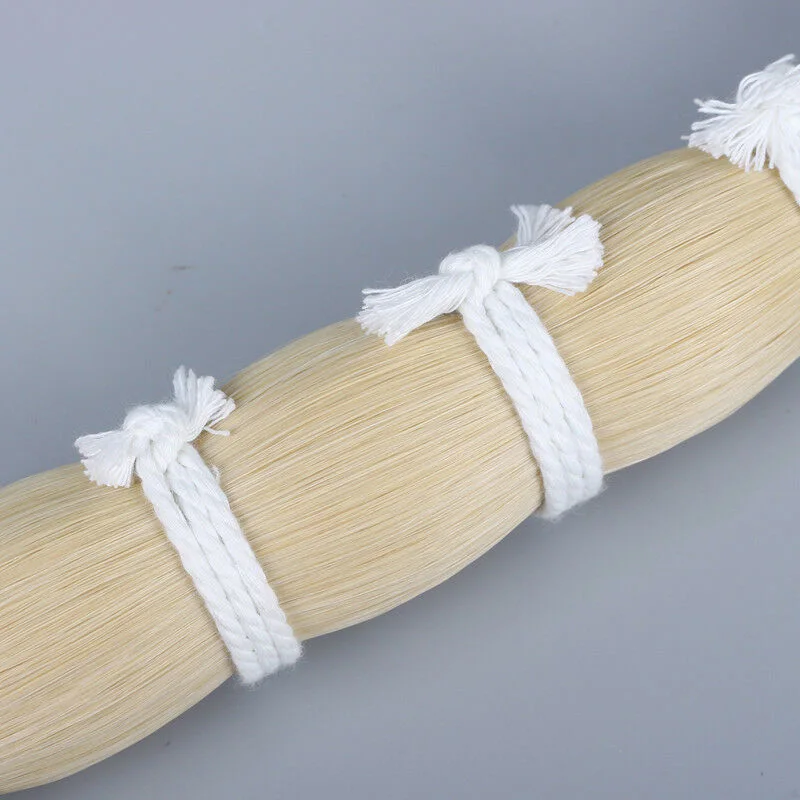 250g violin viola cello bow hair AAA Siberia natural white bow hair horse tail bass erhu horse tail Length 60-92cm Parts