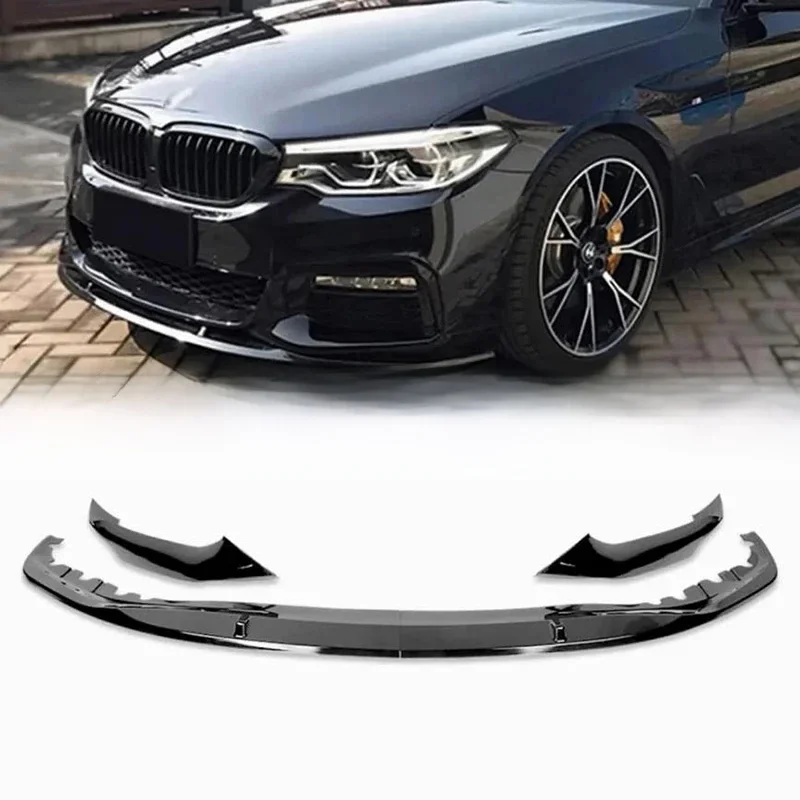 Voor Bmw 5 Serie G30 G 31 M Sport 2017 2018 2019 2020 Auto Voorbumper Lipsplitter Spolier Diffuser Body Kit M-Performance - afbeelding 2