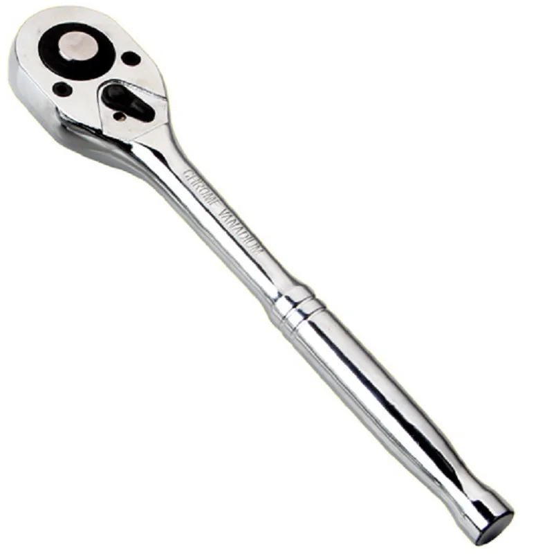 Crv Aço Catraca Chave Quick Release Socket Spanner Reparação em Casa Ferramentas Manuais Drive 72 Dentes 1pc