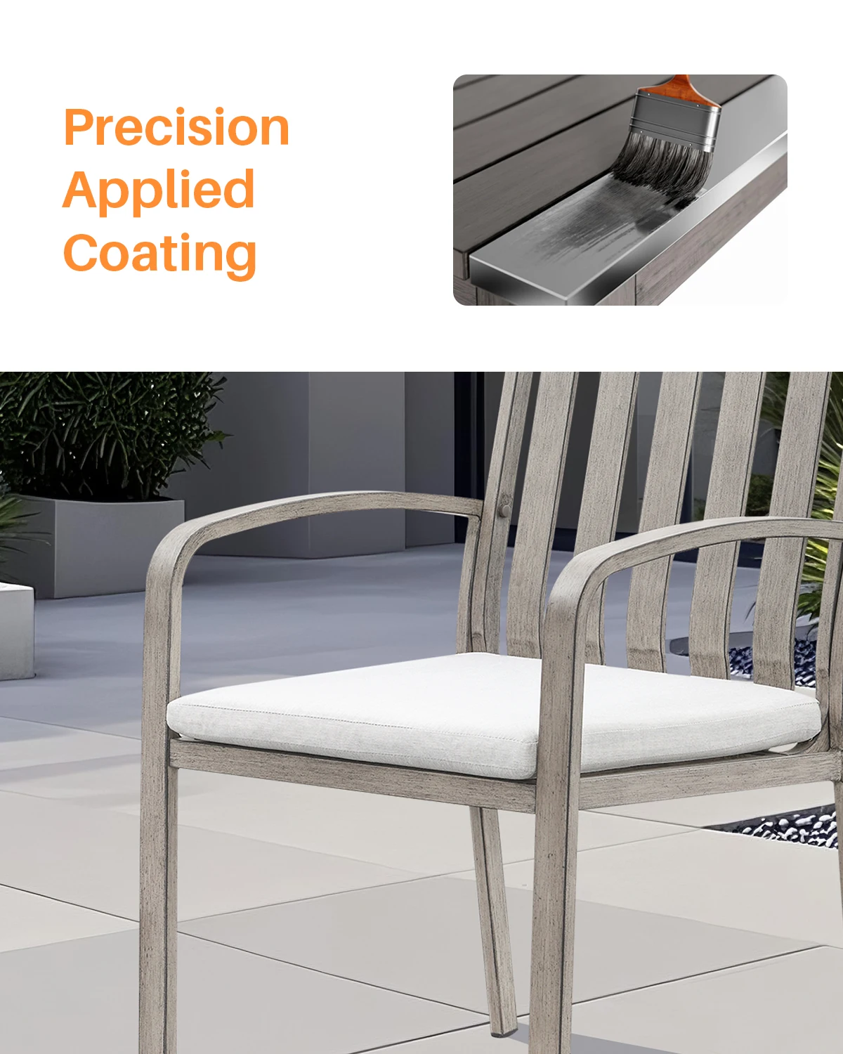 طقم طعام فناء مكون من 9 قطع من SeeHill، طاولة ألومنيوم مع 8 كراسي ووسائد، فتحة مظلة، سطح السفينة، الحديقة، الفناء الخلفي، بلوط محدود