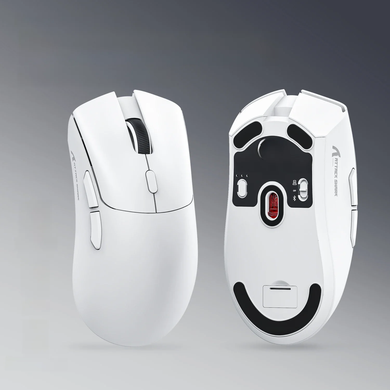 Attack Shark R1 1000 Hz Bluetooth-muis, 18000 dpi, PAW3311, Tri-mode-verbinding, macro-gamingmuis - afbeelding 2