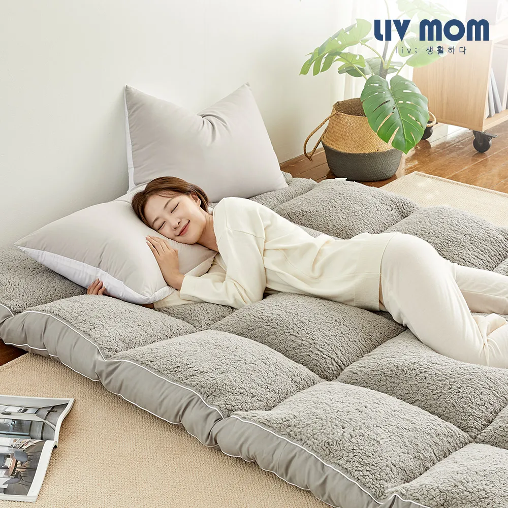 Livmom livmom great giant two-sided fleece topper 10cm SS/Q/Korea heating Warm Mat