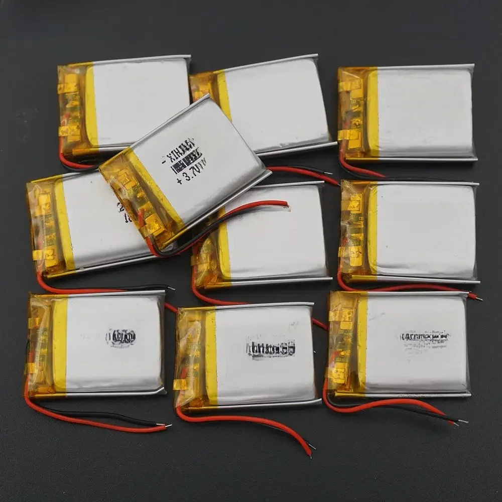 XINJ 10 stücke 3,7 V 180 mAh Lithium-Polymer Li Batterie Zelle 502025 Li-Ion Für Mp3 Kopfhörer Bluetooth Lautsprecher Smart uhr DIY DVR