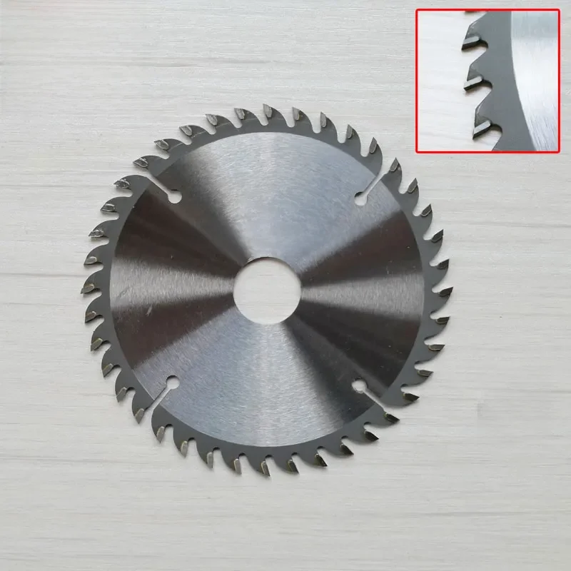 Brzeszczoty do pił tarczowych 4" 40 zębów 110 mm. Brzeszczoty Dongcheng 110x20mm TCT do pił elektrycznych do cięcia drewna, MDF, płyt wiórowych. — zdjęcie 2