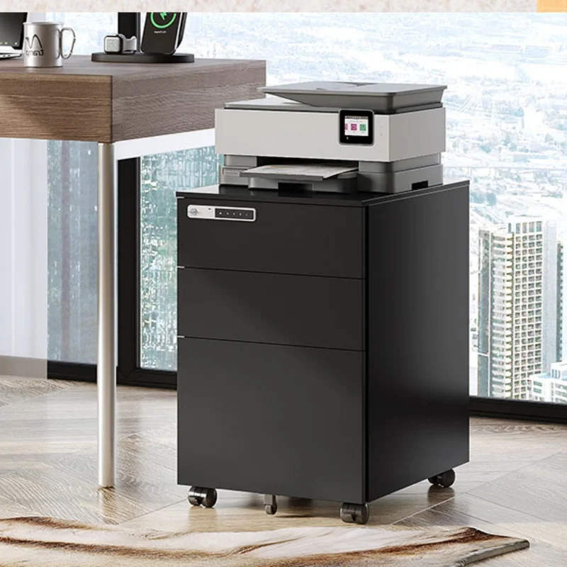 

GALAXHERO 3 Drawer Metal File Cabinet with Combination Lock for Home Office Fully Assembled Mobile Under Desk Storage