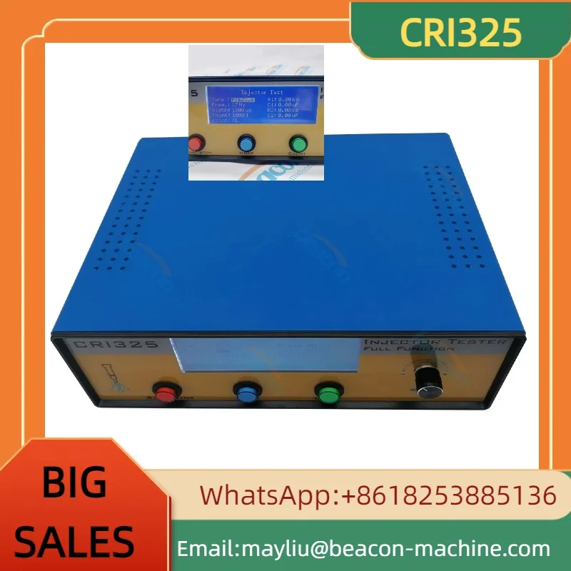 

Двухканальный полнофункциональный тестер форсунок Common Rail высокого давления Cri325 Test Инжектор Common Coil и пьезоэлектрический инжектор