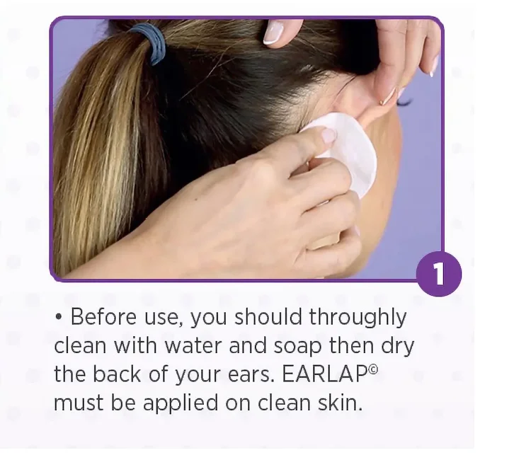 Earlap MAXHOLD Protruding Or Protruding Ear Aesthetic Corrector Strong Grip Tapes Easy And Effective Use For Oily Skin