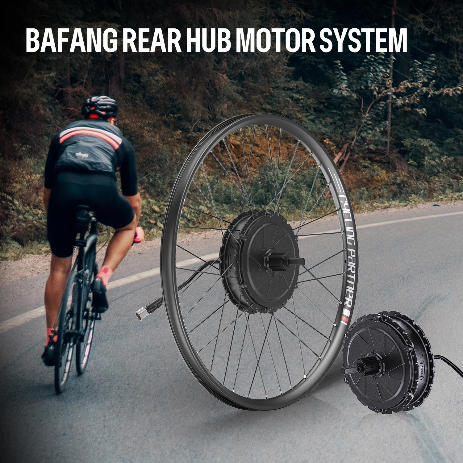 [Dostawa w 3 dni] Bafang G020 / G0900 / G062 36V 48V 1000W 750W 500W 350W 250W 1500W Zestawy do konwersji z silnikiem w piaście koła 20 cali 26 cali 27,5 cala 29 cali 700C Zestaw silnika do roweru