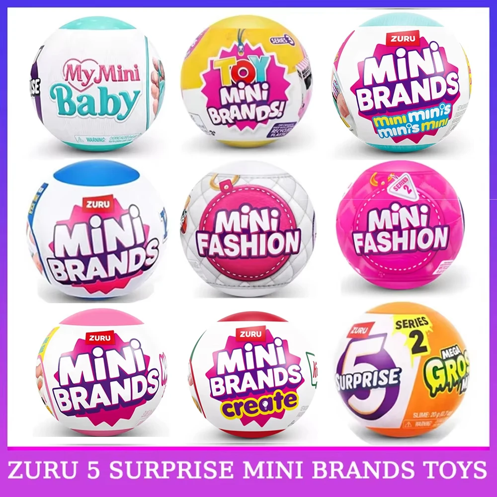 

Zuru-сюрприз, игрушка My Mini Brands Kawaii, фигурка детского питания, миниатюрные игрушки, загадочная слепая коробка, оригинальные коллекционные детские подарочные игрушки