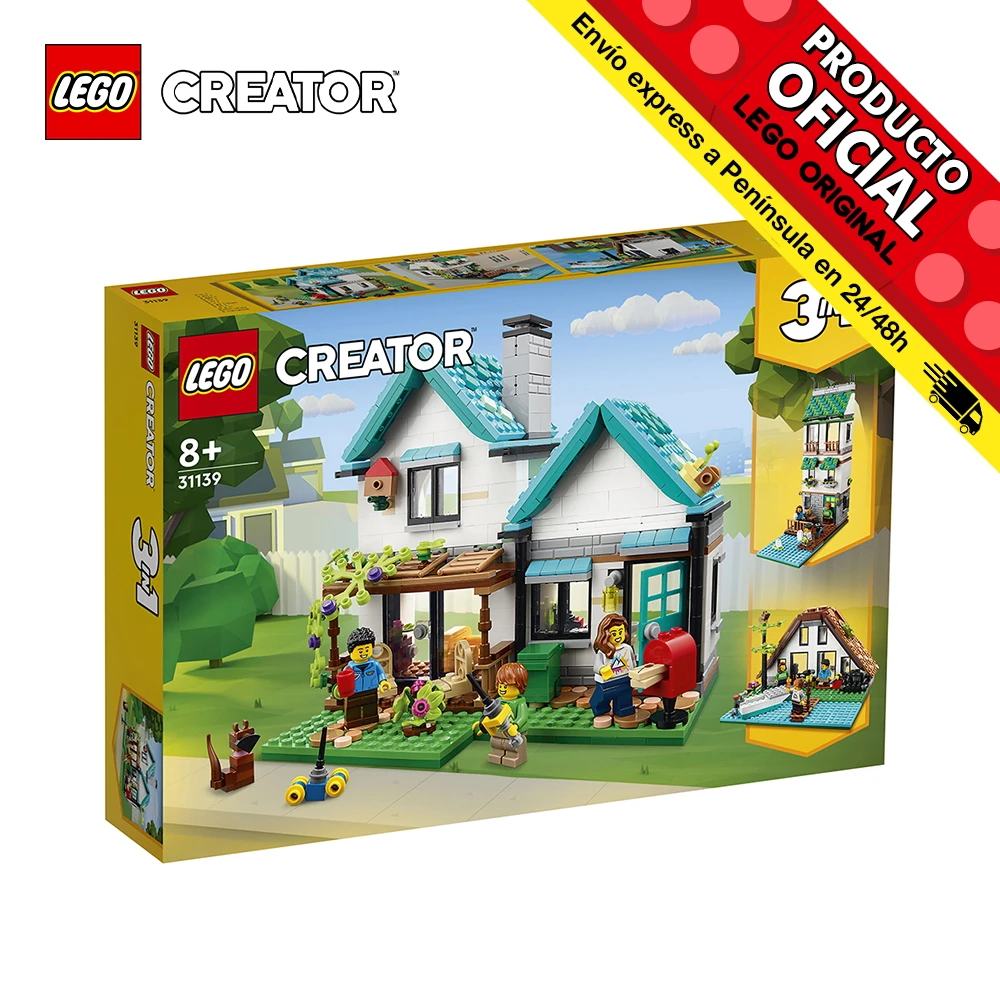 Lego Creator 3 in 1-comfortable house, 31139, toys, boys, girls, blocks, pieces, original, store, official license, new, bricks, gift, men, woman, adult