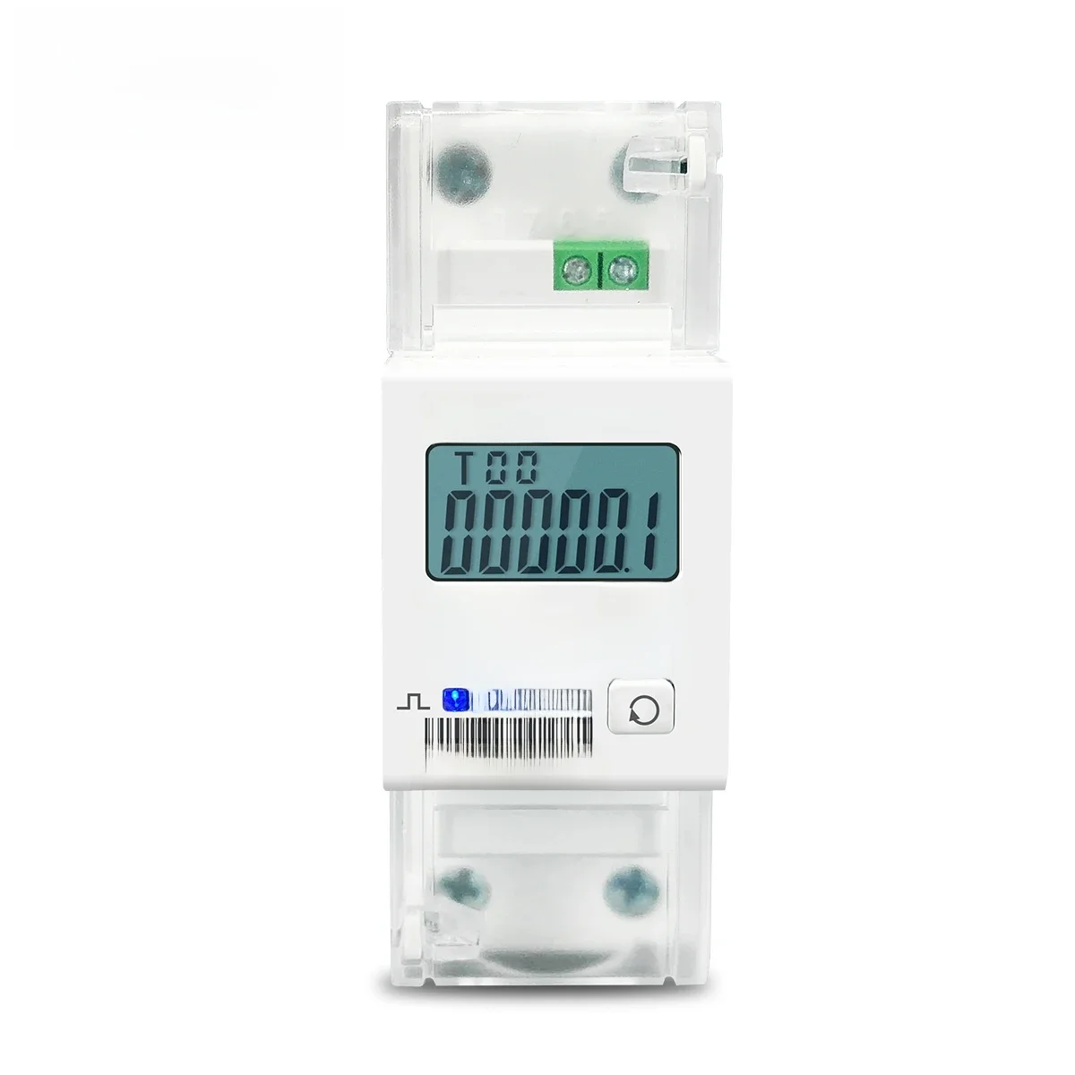10(100)A 220V 230V 50HZ 60HZ 100A dwukierunkowy jednofazowy import aktywnej energii eksport kwh na szynę Din watomierz energii — zdjęcie 2