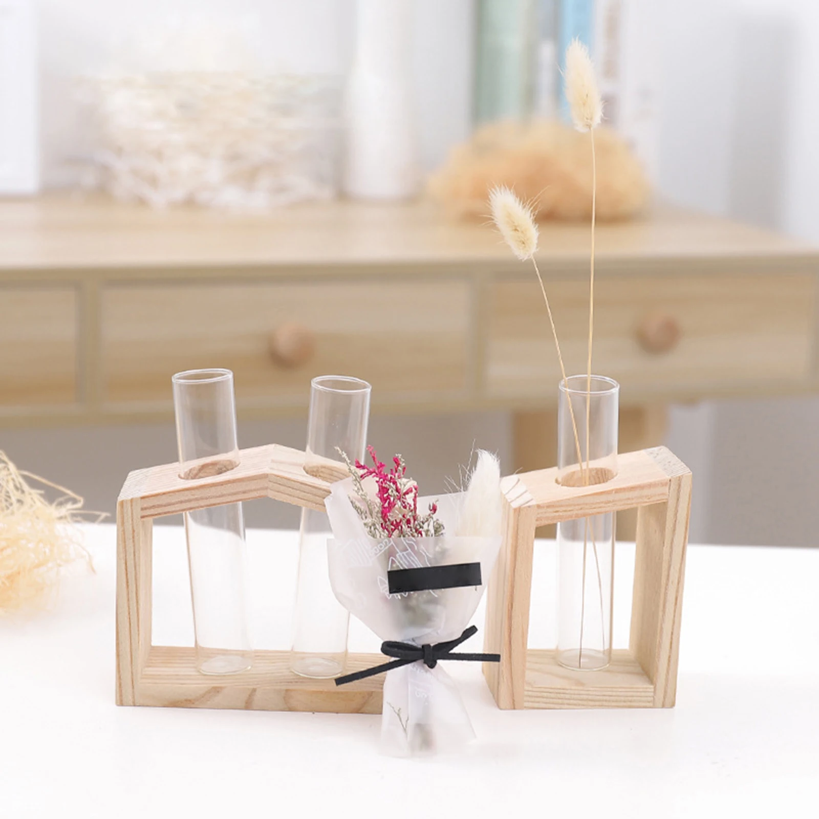 Florero de cristal de jacinto transparente, maceta para flores, contenedor de terrario DIY, Micro paisaje, jardín de hadas, Terrario DIY, decoraciones de escritorio