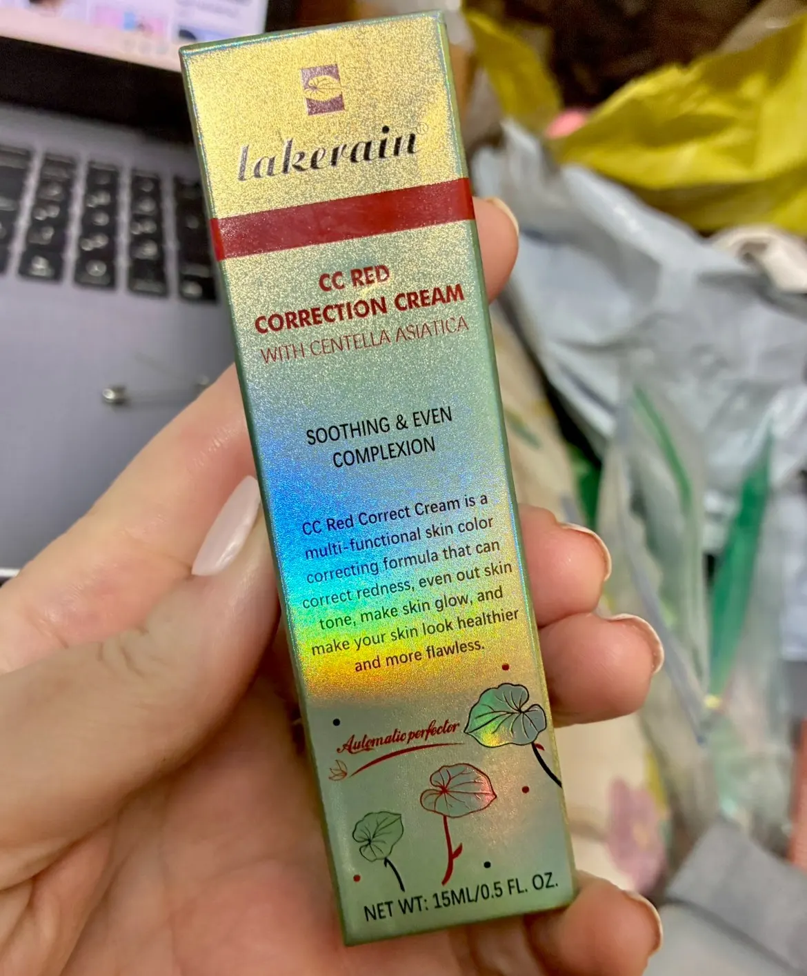 Moisturizing CC Brighten Correction Cream Waterproof Anti-sweat Makeup Before Concealer Lasting Women Makeup erborian Cosmetics photo review