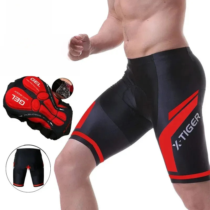 AliExpress X-TIGER Cycling Shorts Men Gel Pad Bicycle Clothes MTB Road Bike Pants Anti-slip Leg Grips Bike