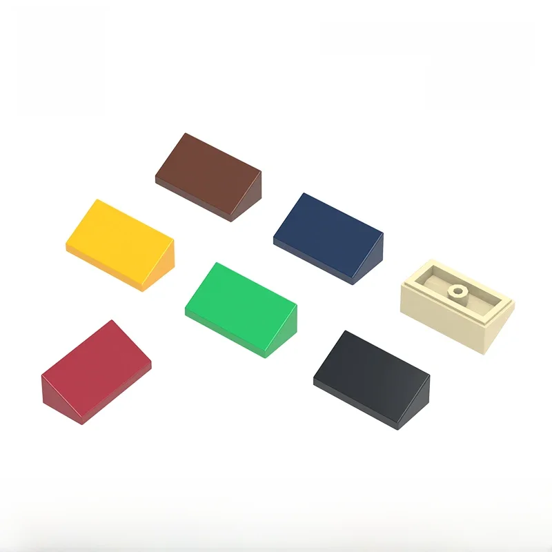 Wange 266 stks/partij 85984 Slope 30 1x2x 2/3 Roff Block Moc Color Accessoires Compatibel Met Brick DIY Kinderspeelgoed Assemblage Onderdelen - afbeelding 2