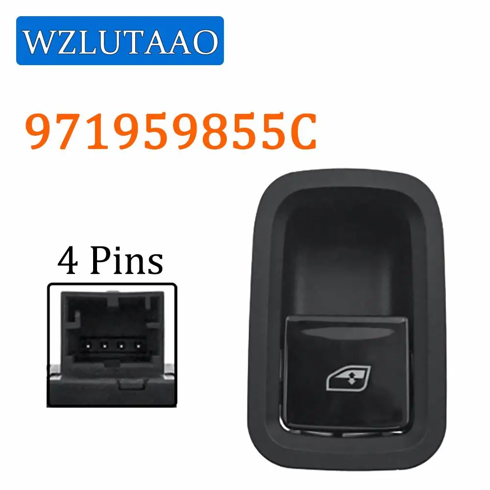 Elektrische Passagier Schakelaar Ruitbediening Deur Glas Lifting Knop Voor Porsche Taycan Panamera Cayenne 971959855 C971 959 855C