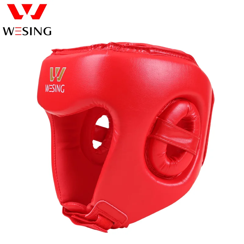 Wesing Boxing Head Guard Sanda Headgear Kickboxing Sparring Helmet Fighting Head Protector