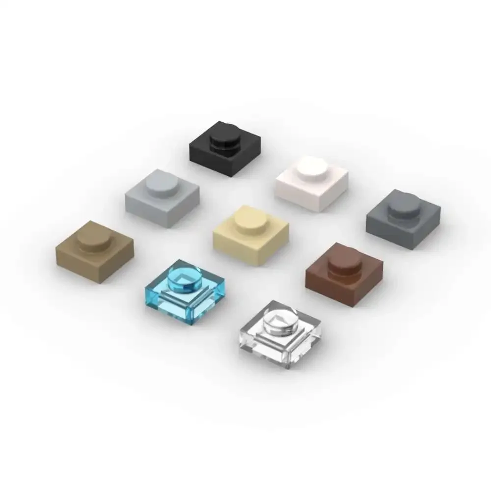 MOC – Puzzle à particules de haute technologie 3024, 1x1, Kit de blocs de construction, panneau lumineux, briques, jouet pour enfants, cadeaux, livraison directe, 10 pièces