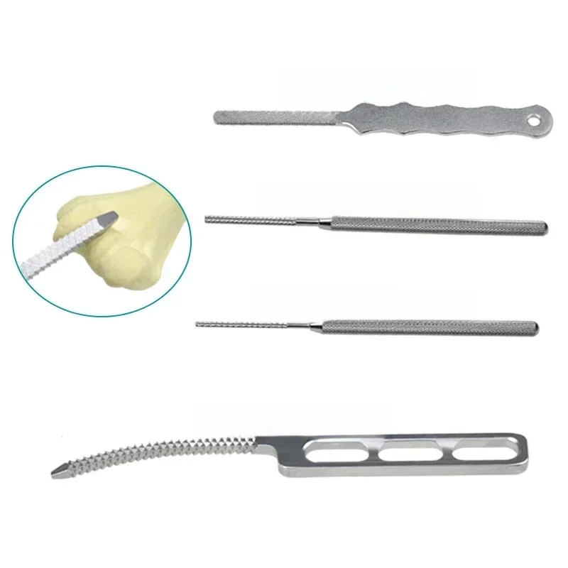 Pilnik do kości Trochlea Rasp Bone Grind Bone Joint Rasp Ortopedyczny instrument weterynaryjny ze stali nierdzewnej dla zwierząt domowych — zdjęcie 2
