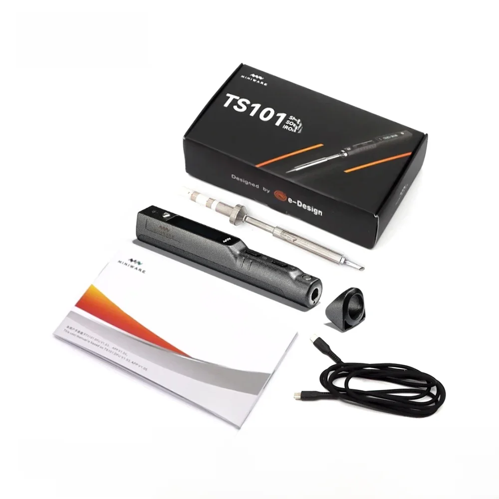 Originele MINIWARE TS101 Soldeerbout Draagbare Verstelbare Temperatuur Digitale Soldeerstation Tip TS-BC2 PD3.1 90W TS100 Upgrade - afbeelding 2