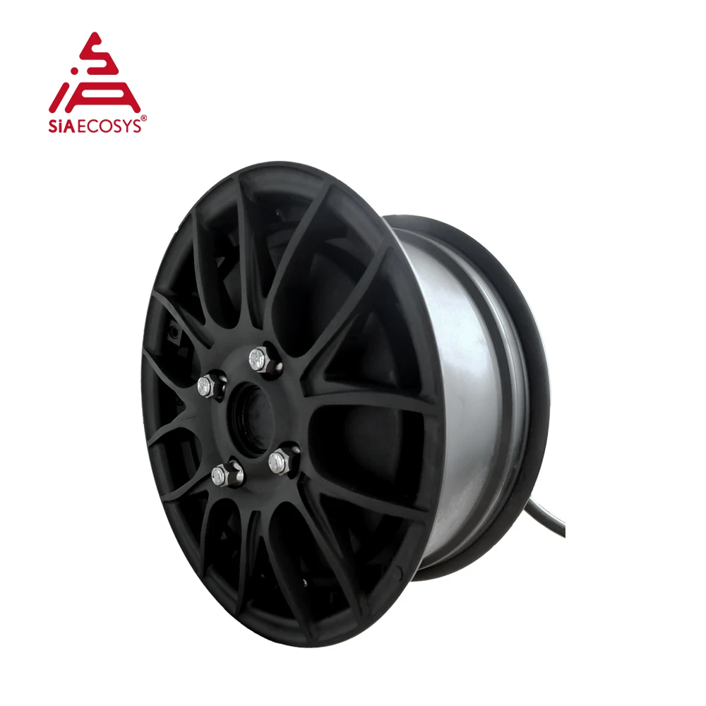 Motor QS 12 * 5,0 polegadas 260 2000W V1 Motor de cubo de eixo único destacável na roda para carro elétrico
