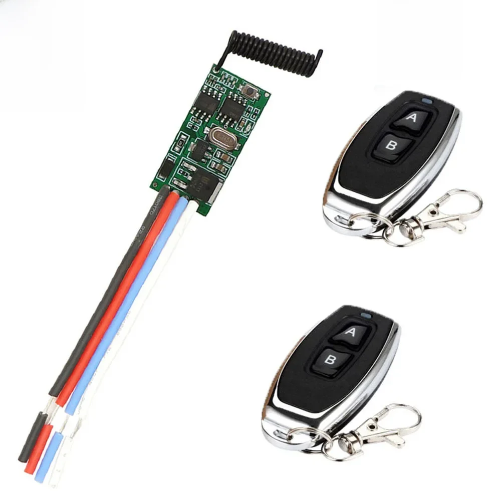 433mhz télécommande sans fil commutateur universel Mini relais récepteur DC 3.6V 5V 9V 12V 24V Micro récepteur émetteur utilisation pour Led