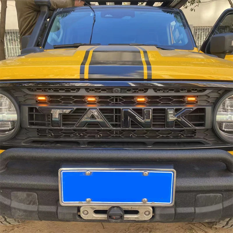 For GWM Tank 300 Grille High Quality ABS Grille Auto Parts Car Exterior Accessories Border Style Front Grille