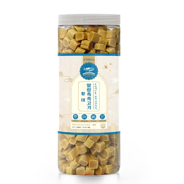 Olgo wheat Malang chukup large-capacity puppy jerky snack yellow cube 1kg