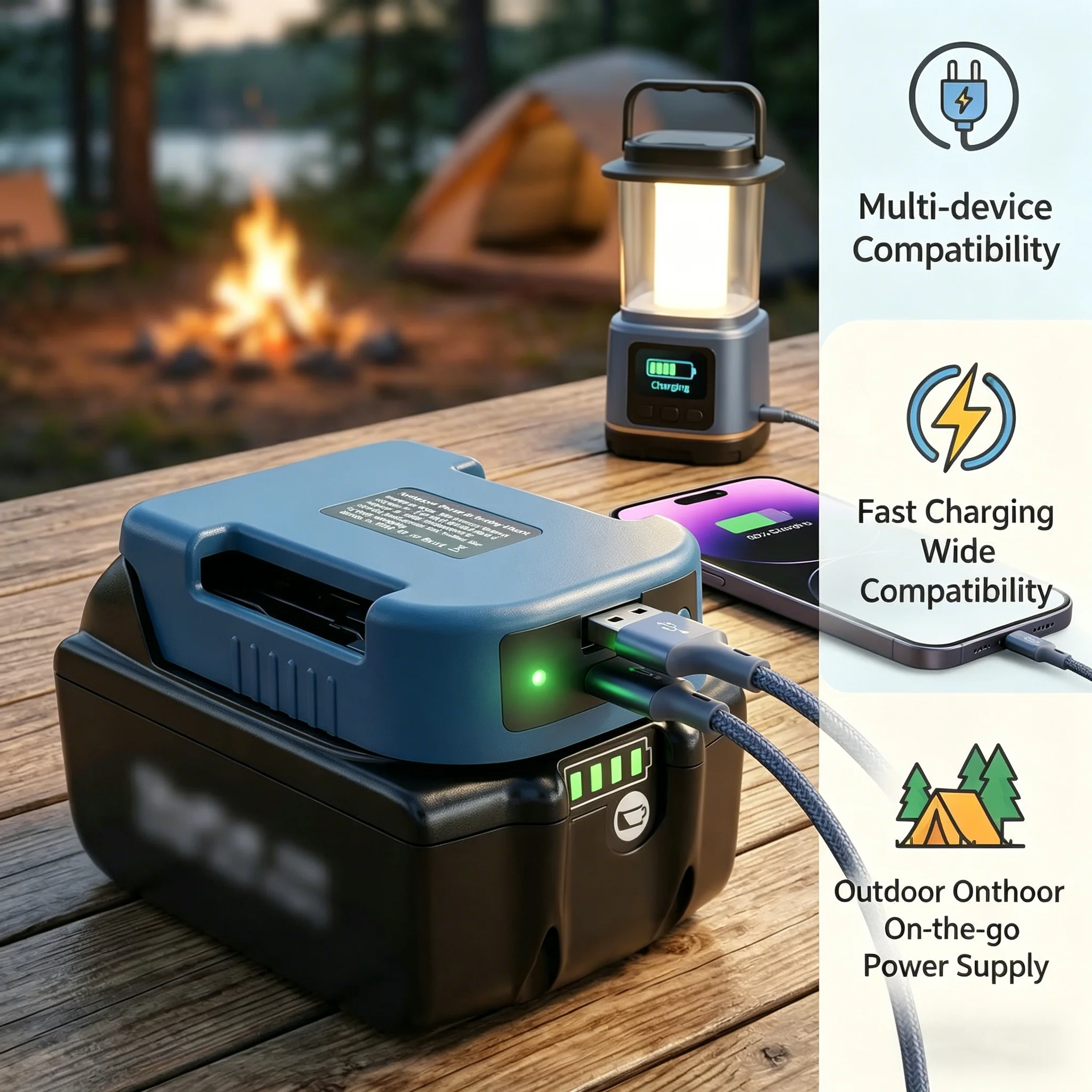 novo-adaptador-carregador-usb-tipo-c-2026-1-peca-para-bateria-makita-18v-bl1840-bl1850-bl1860-suporte-de-bateria-com-porta-de-carregamento-rapido-lancamento-quente