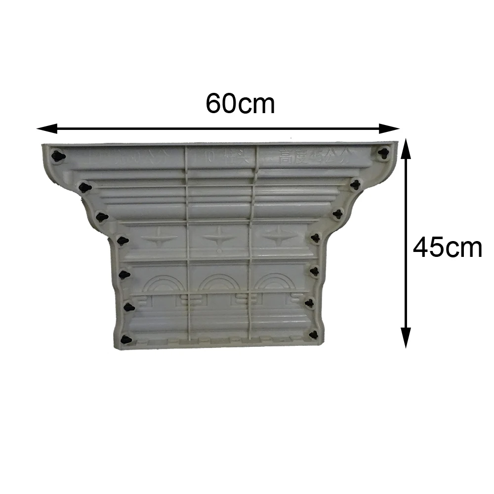 40cm/15.75in kwadratowy słupek z tworzywa ABS trwały betonowy cokół Post mold Roman Post mold